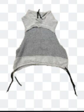 te verde women's workout top size medium gray